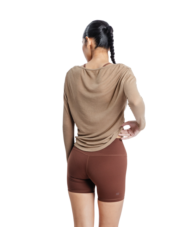 Barely There Off-Shoulder Long Sleeve