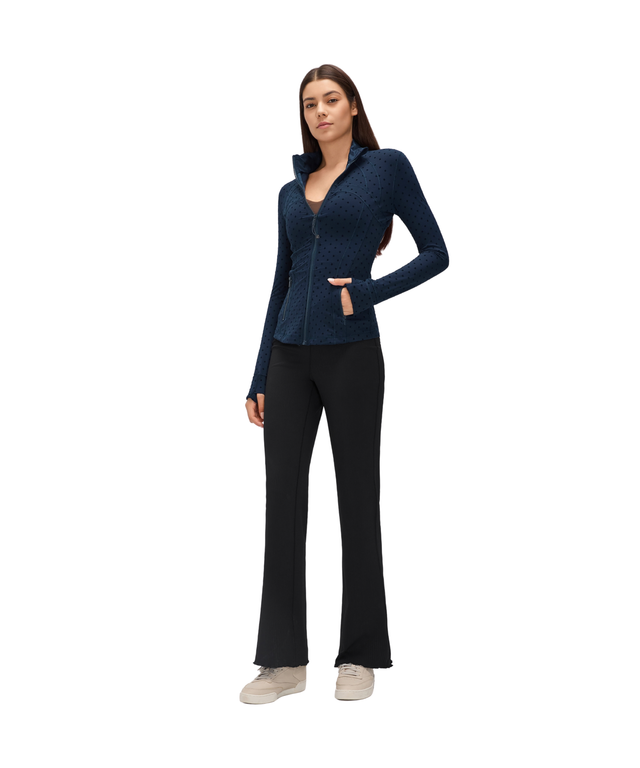 PowerForm Waist-Length Full-Zip Jacket (Polka Dot Edition)