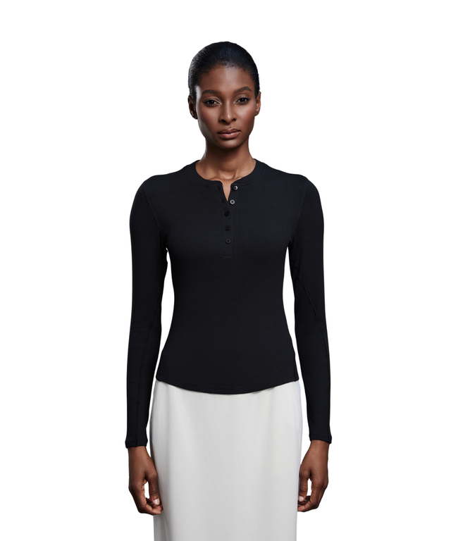 Off-Duty Henley Top