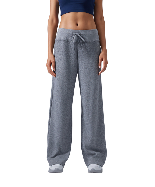 CozyEase Softly Ribbed Wide-Leg Pants (33" inseam)