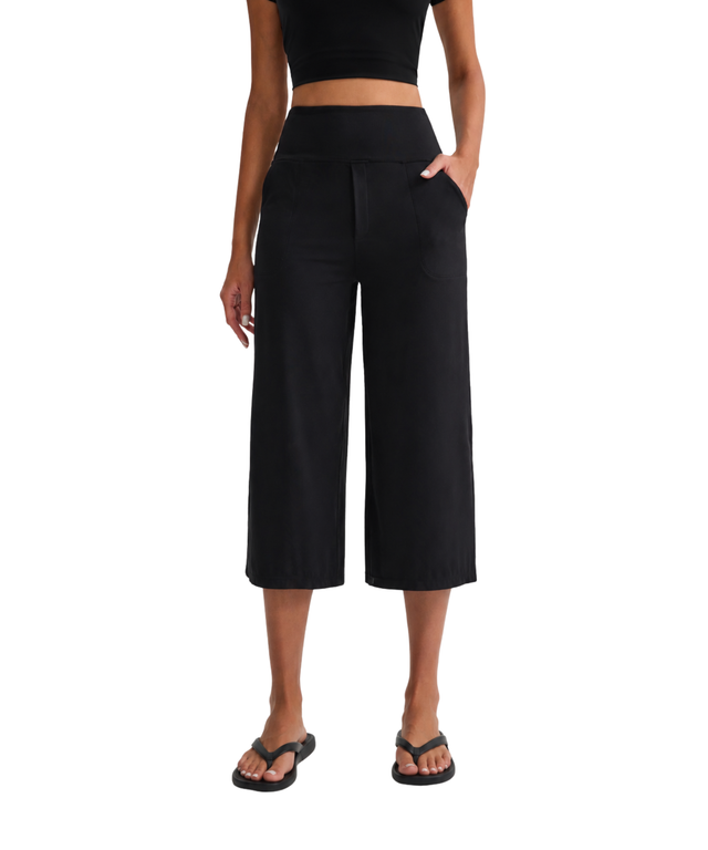 FlexEase Wide Leg Culottes (20" Inseam)