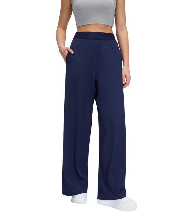 AeroEase Breezy Pull-On Wide-Leg Pants