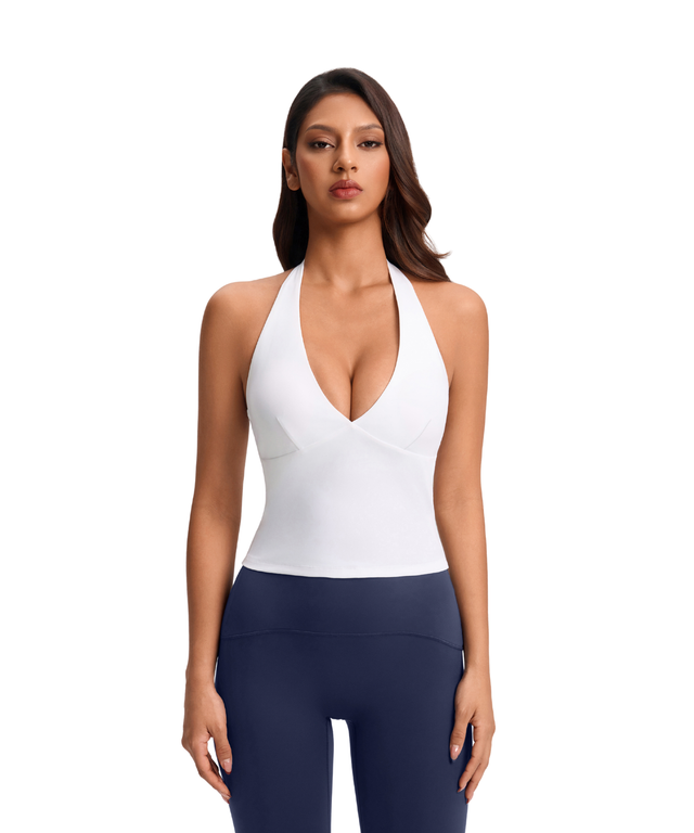 FlowForm Halter Sculpt Top
