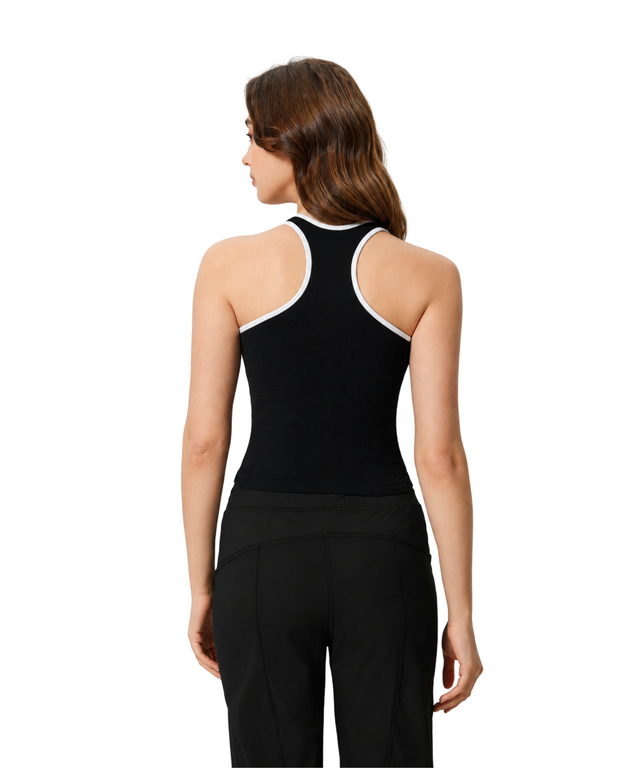 RibForm Two-Tone Racerback Tank (with removable pads)