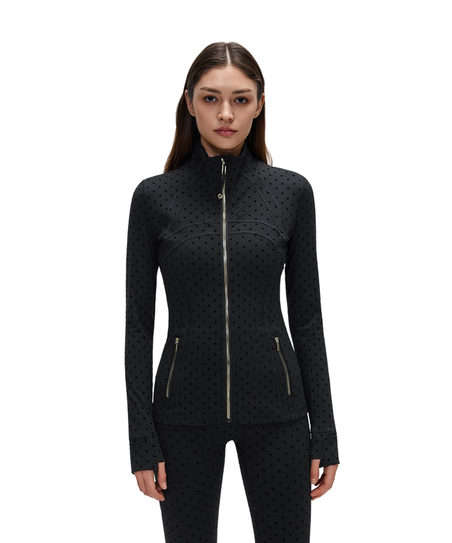 PowerForm Full-Zip Jacket with Gold Zips (Polka Dot Edition)