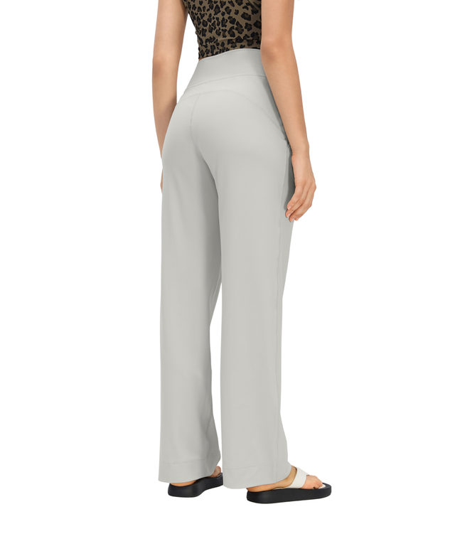 FlexEase Drawstring Straight-Leg Pants