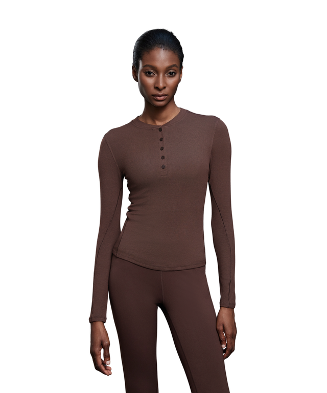 Off-Duty Henley Top