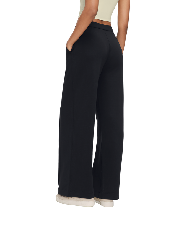 CloudEase Ultra-Soft Wide-Leg Pintuck Trousers