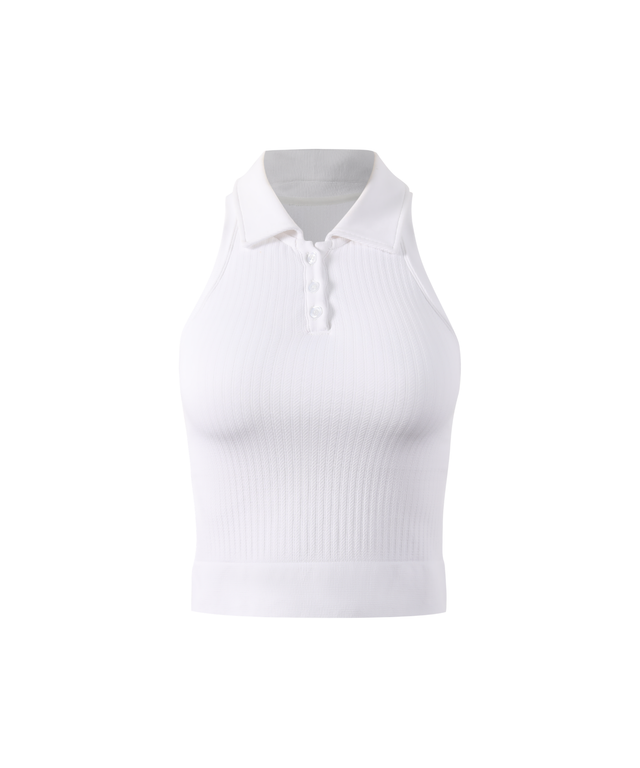 RibForm Collared Court Top (with built in pads)