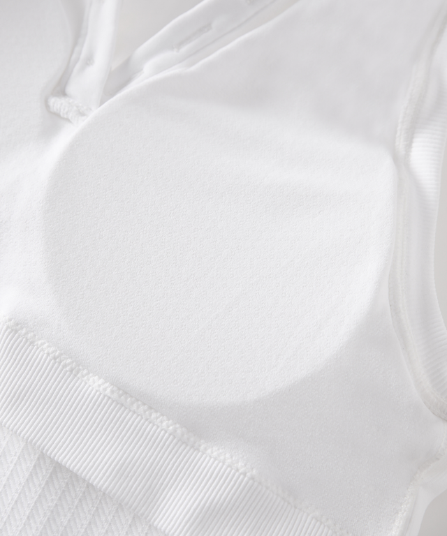 RibForm Collared Court Top (with built in pads)