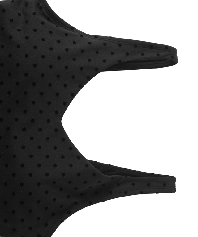 SwiftForm V-Neck Cropped Tank (Polka Dot Edition)