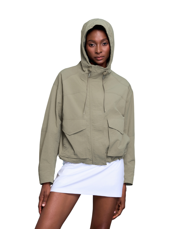AeroEase Everyday Hooded Jacket (Water-Resistant)